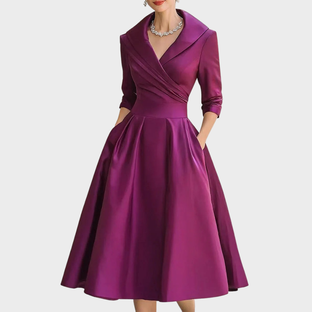 Klaudyna™ | Elegantes Midi Kleid Damen