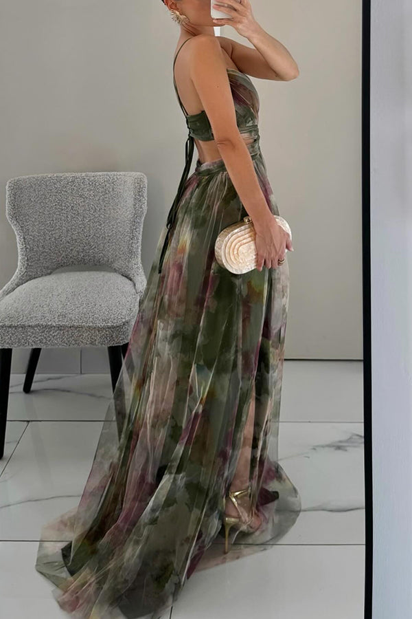 Giselle - Bezauberndes Maxikleid mit Blumenmuster