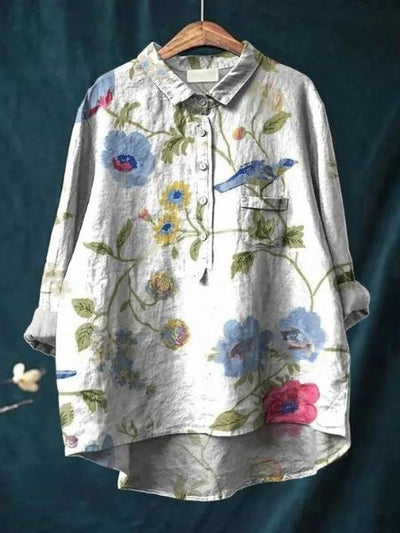 Lila™ - Bluse mit Blumendruck