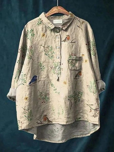 Lila™ - Bluse mit Blumendruck