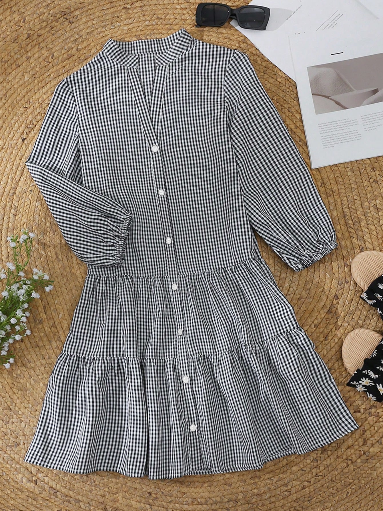 Paola - Kurz gemustertes Kleid