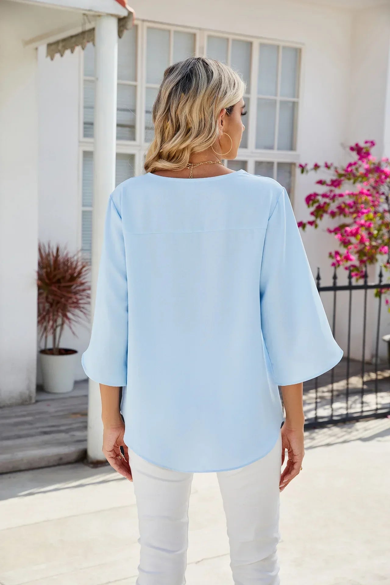 Anna | V-Ausschnitt Bluse