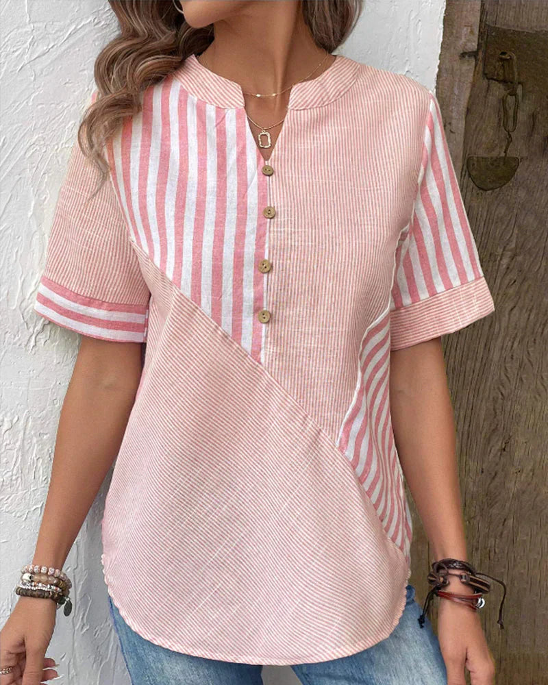 Louise | Elegante gestreifte Bluse