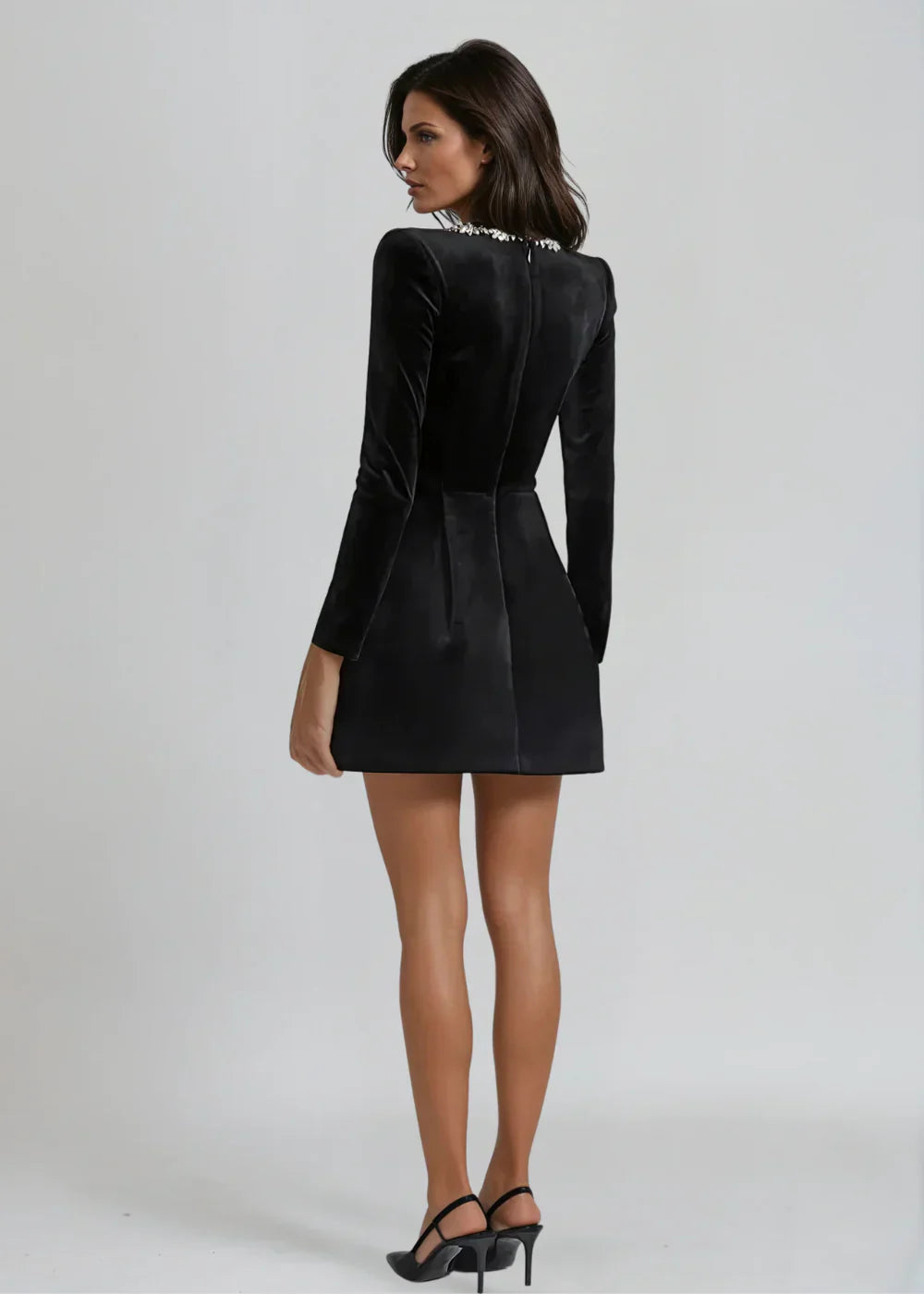 Velora™ | Mini-Samtkleid