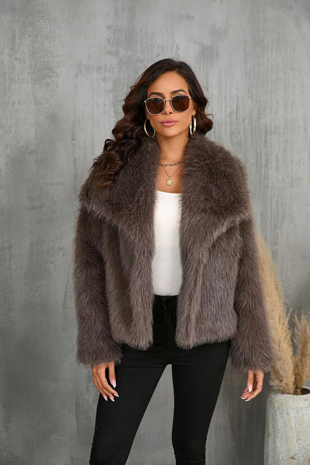 Jessica™ | Cozy Fur Coat Damen - Oversized Teddy Mantel