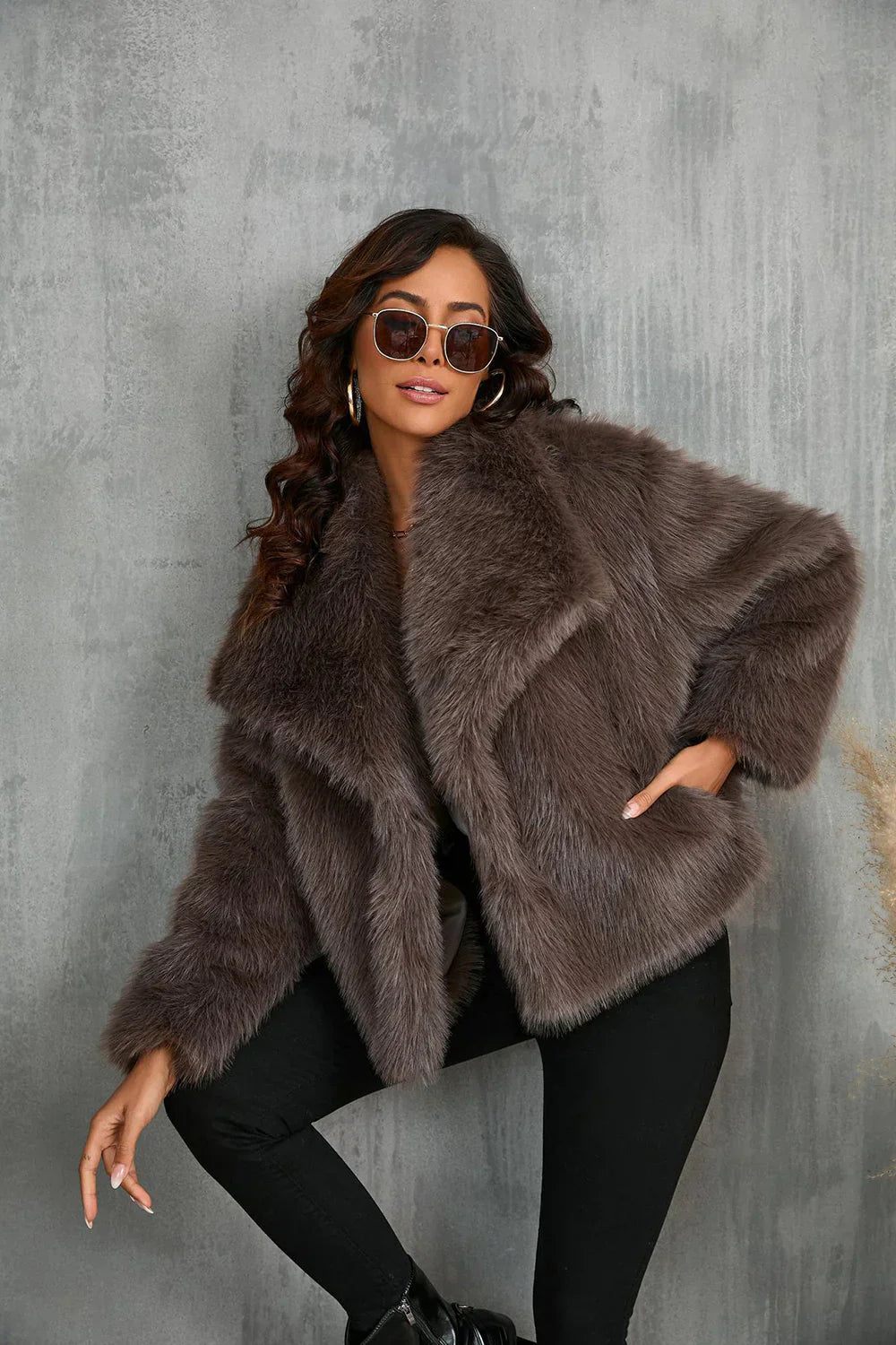 Jessica™ | Cozy Fur Coat Damen - Oversized Teddy Mantel