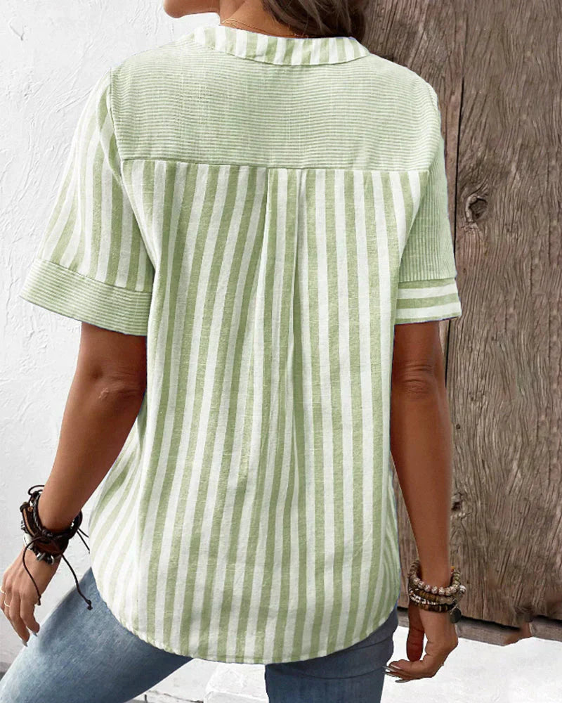 Louise | Elegante gestreifte Bluse