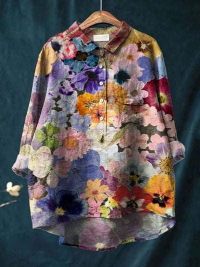 Lila™ - Bluse mit Blumendruck