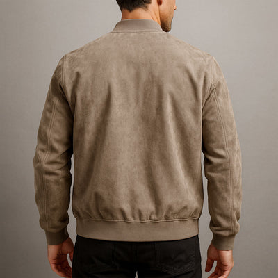 Klassisch Urbaner Suede-Jacke