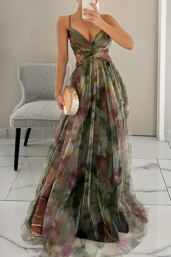 Giselle - Bezauberndes Maxikleid mit Blumenmuster