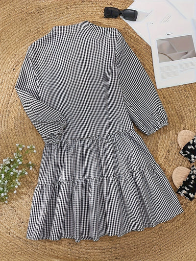 Paola - Kurz gemustertes Kleid