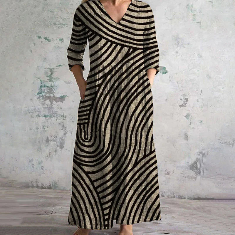 AYLA™ | Vintage-Streifenkleid