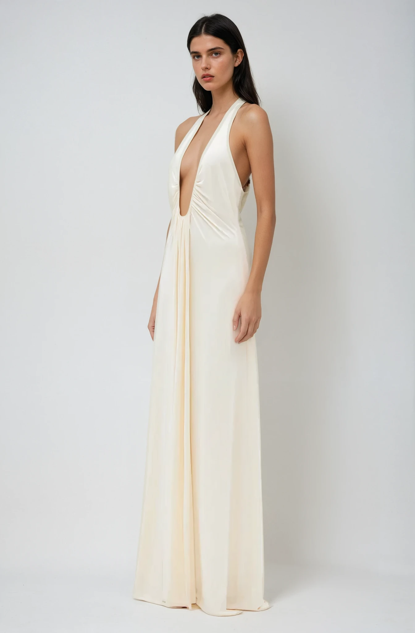ALTHEA – Cupro-Maxikleid