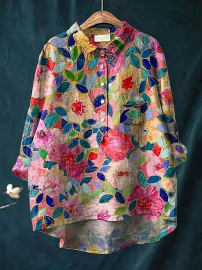 Lila™ - Bluse mit Blumendruck