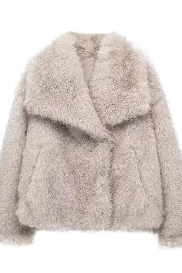Jessica™ | Cozy Fur Coat Damen - Oversized Teddy Mantel