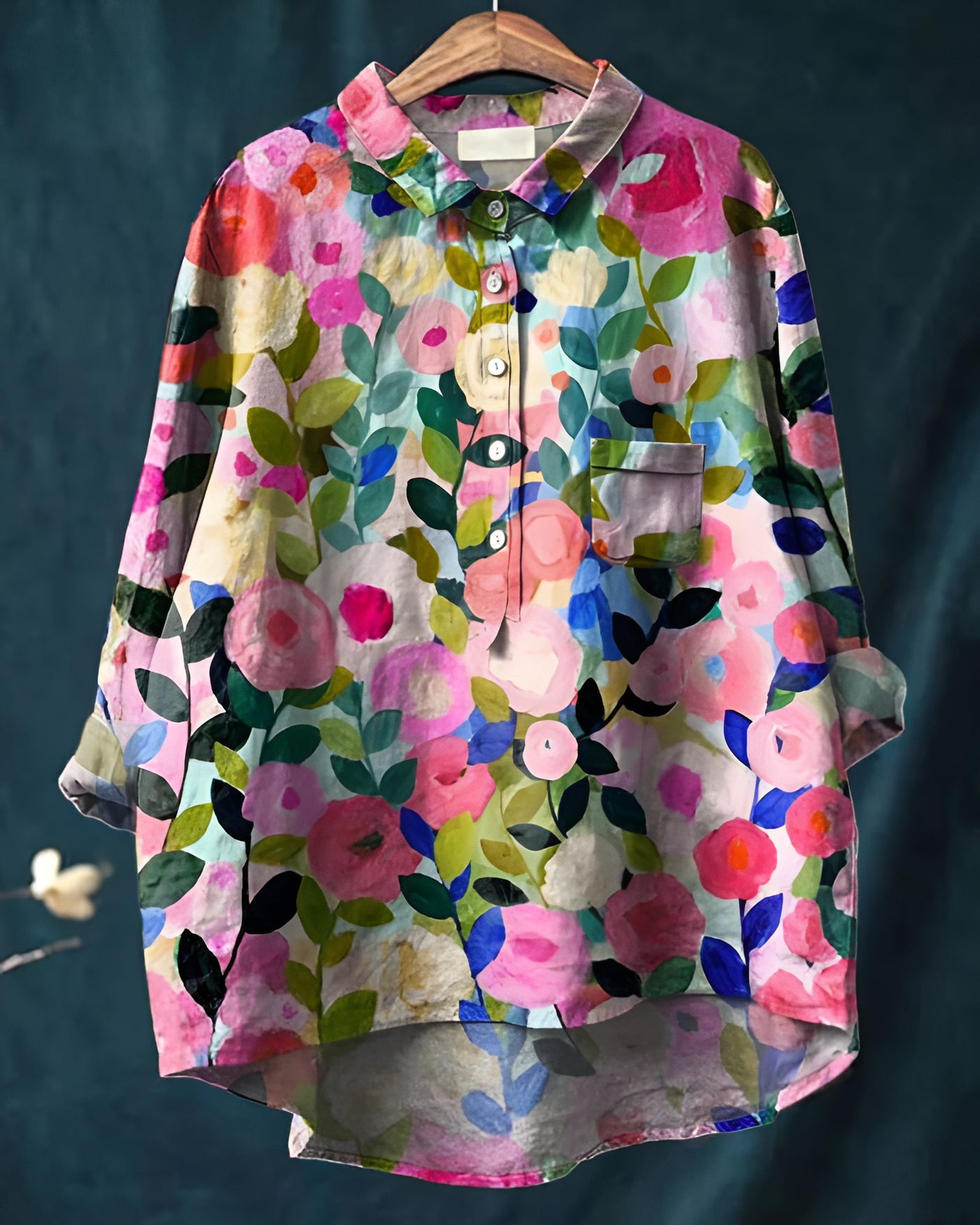 Lila™ - Bluse mit Blumendruck