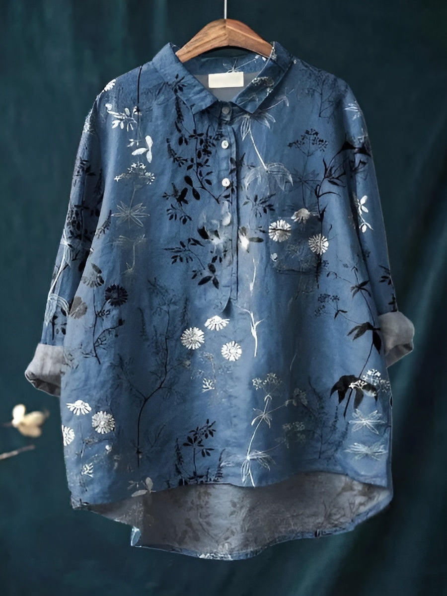 Lila™ - Bluse mit Blumendruck