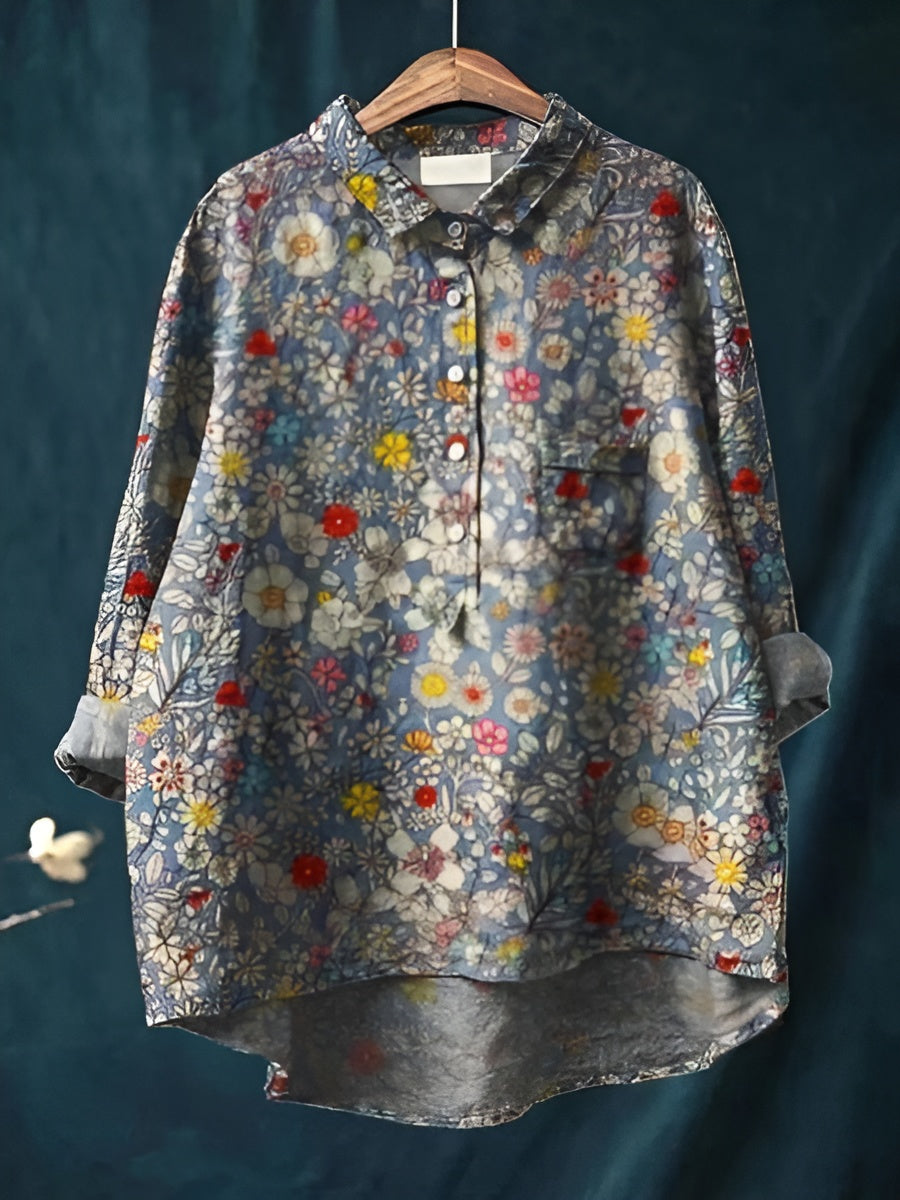 Lila™ - Bluse mit Blumendruck