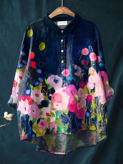 Lila™ - Bluse mit Blumendruck
