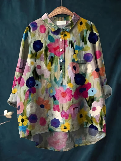 Lila™ - Bluse mit Blumendruck