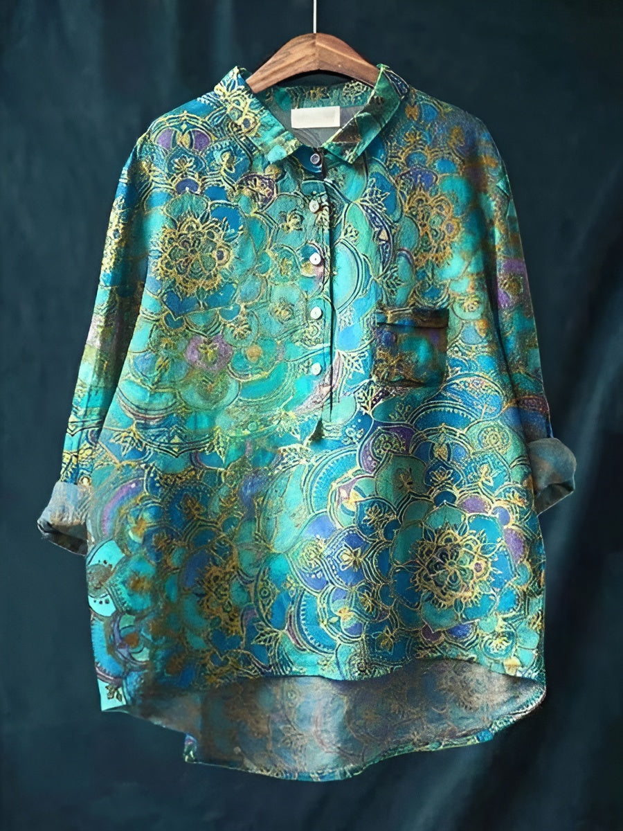 Lila™ - Bluse mit Blumendruck
