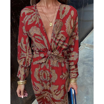 Sukienka Élise – Boho elegancja i podkreślona sylwetka