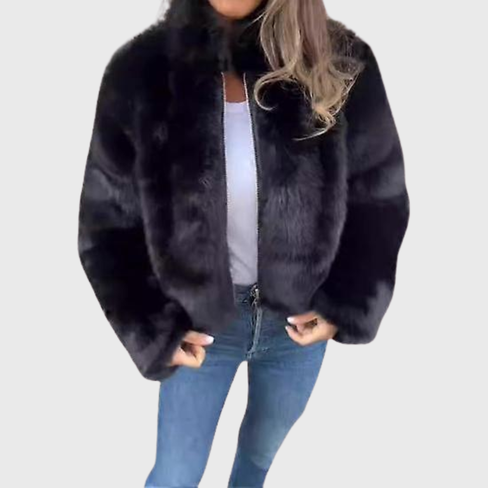 Mila™ | Warme Teddy Fleecejacke Damen