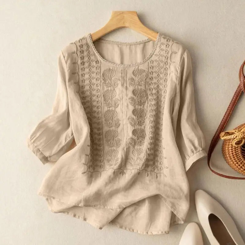 Florentine | Bestickte Boho-Bluse
