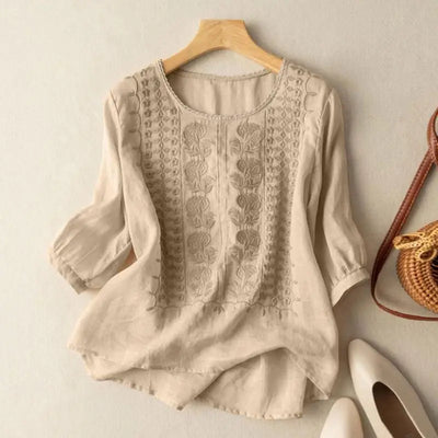 Florentine | Bestickte Boho-Bluse