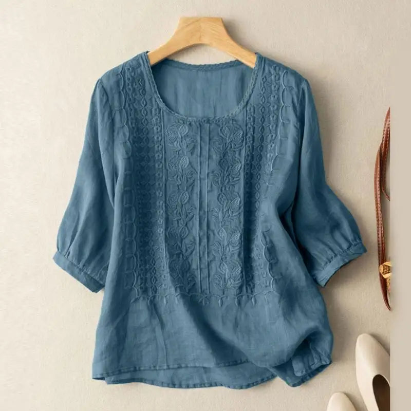 Florentine | Bestickte Boho-Bluse