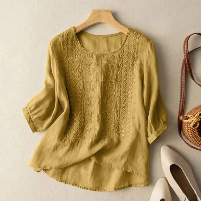 Florentine | Bestickte Boho-Bluse
