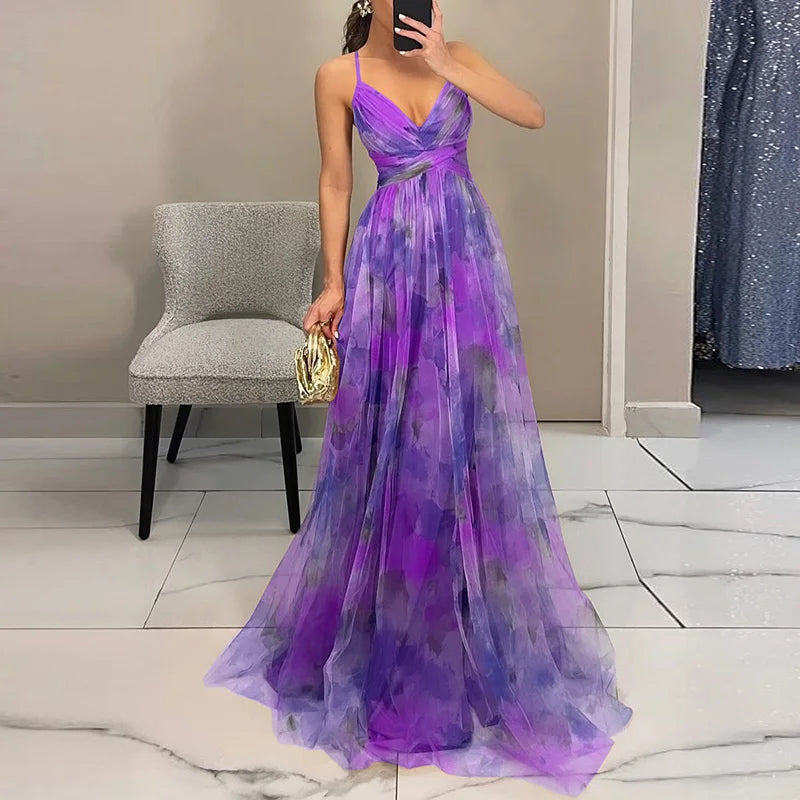 Giselle - Bezauberndes Maxikleid mit Blumenmuster