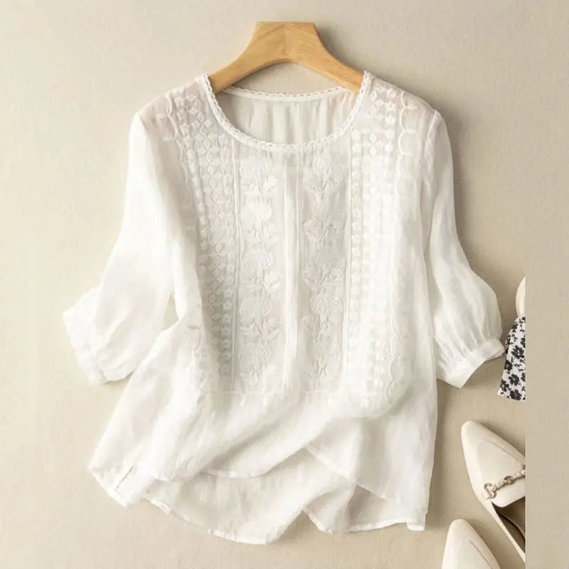 Florentine | Bestickte Boho-Bluse