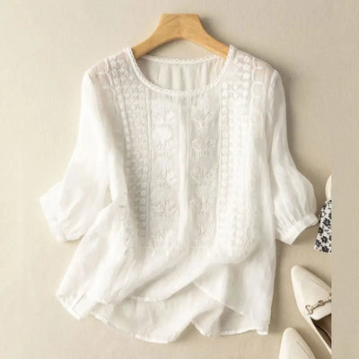 Florentine | Bestickte Boho-Bluse