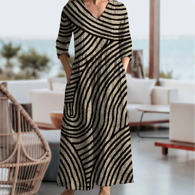 AYLA™ | Vintage-Streifenkleid