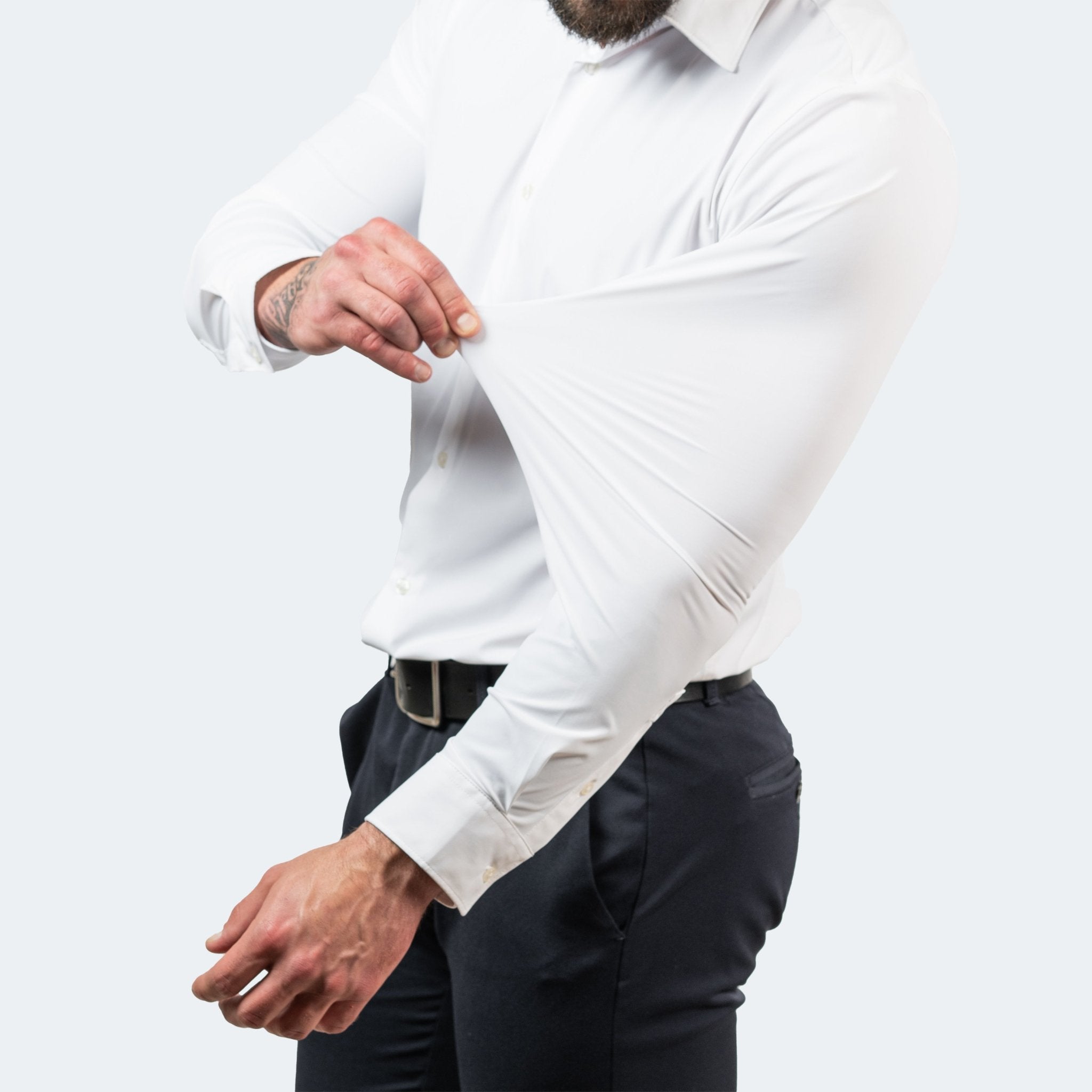 Performance Stretch Hemd Herren | Slim Fit | Flex Komfort Businesswear