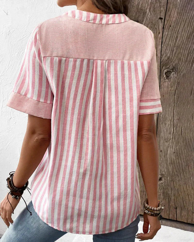Louise | Elegante gestreifte Bluse