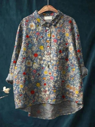 Lila™ - Bluse mit Blumendruck