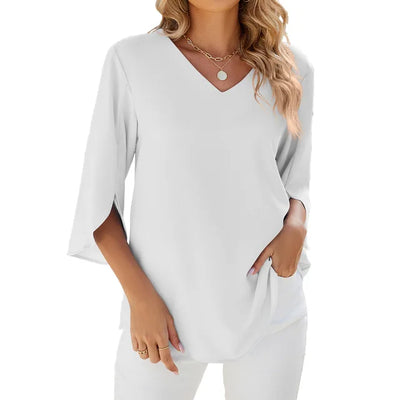 Anna | V-Ausschnitt Bluse