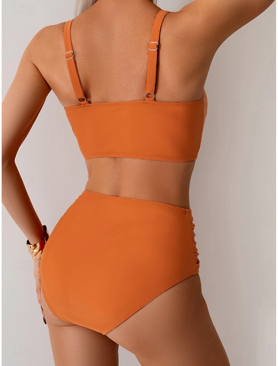NICOLE | Bikini mit gerafftem Stoff