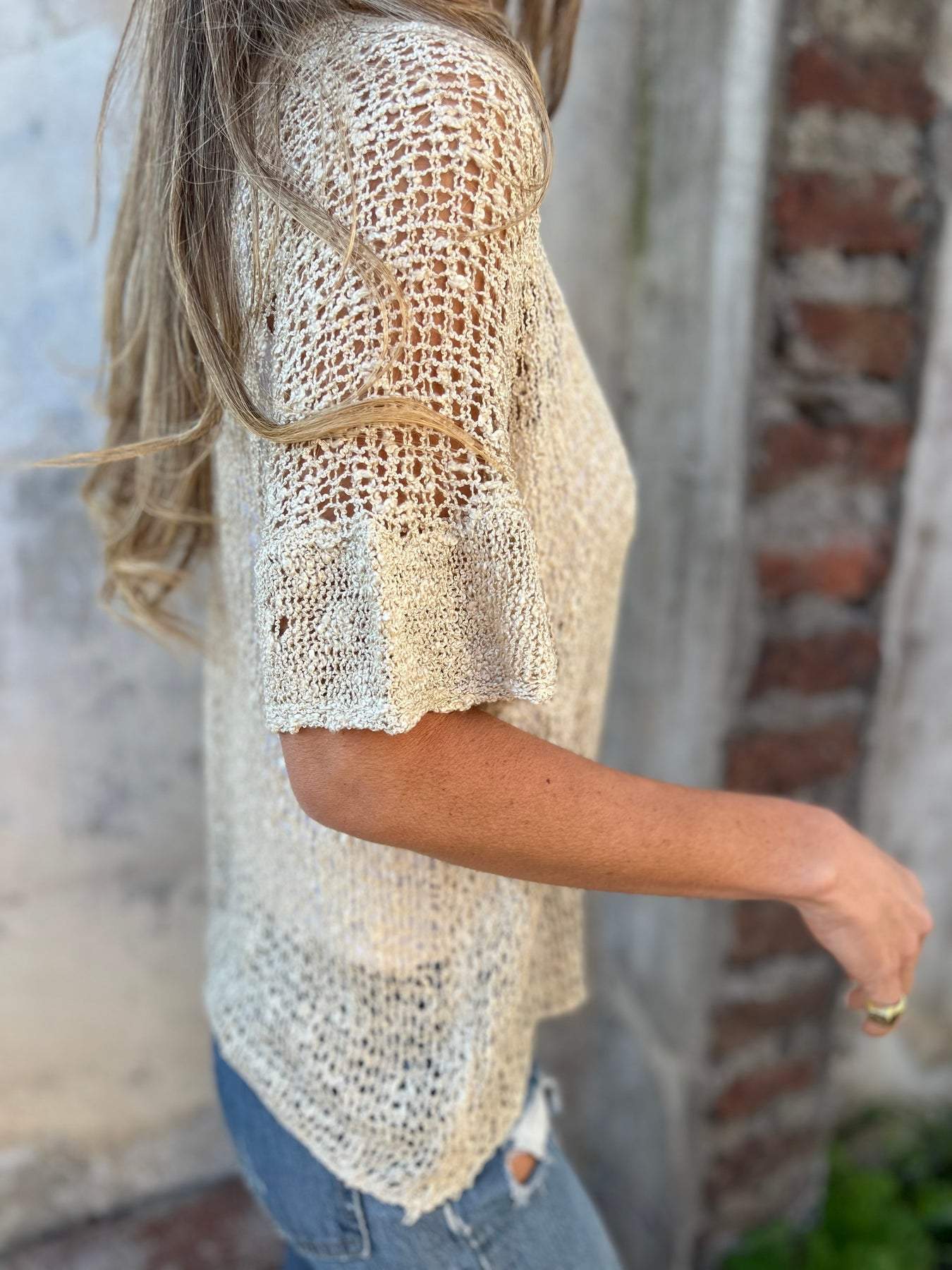 Ivonie | Elegantes strukturiertes Top
