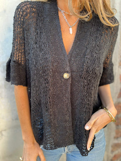 Ivonie | Elegantes strukturiertes Top
