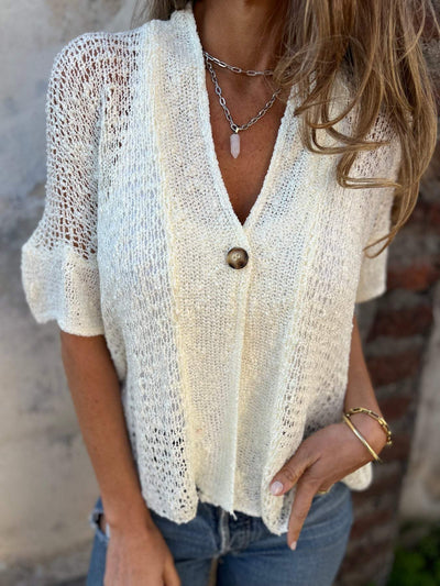 Ivonie | Elegantes strukturiertes Top