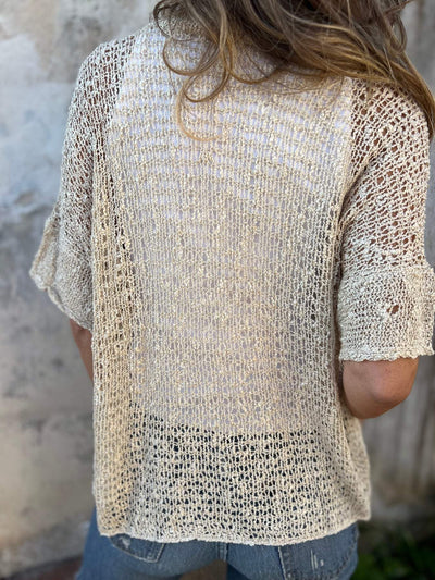 Ivonie | Elegantes strukturiertes Top