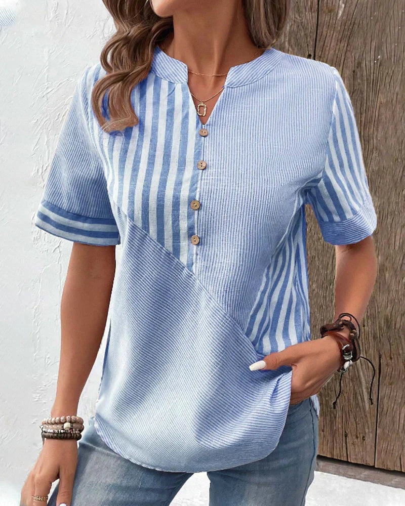Louise | Elegante gestreifte Bluse