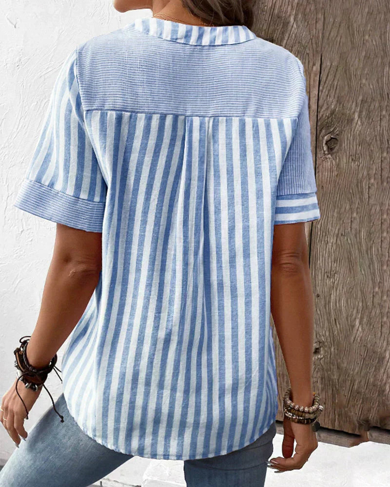 Louise | Elegante gestreifte Bluse