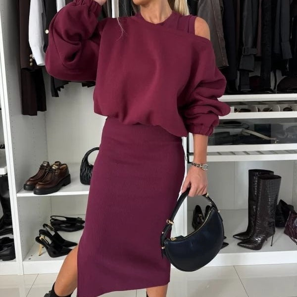 Antonia - Zweiteiliges Set aus ärmellosem Kleid und Top